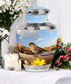 Classic Sparrow Urn for Cremation Ashes.