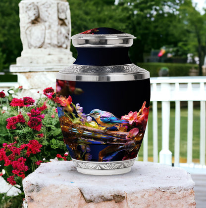 Classic Sparrow Urn, Aluminium Cremation Urn.
