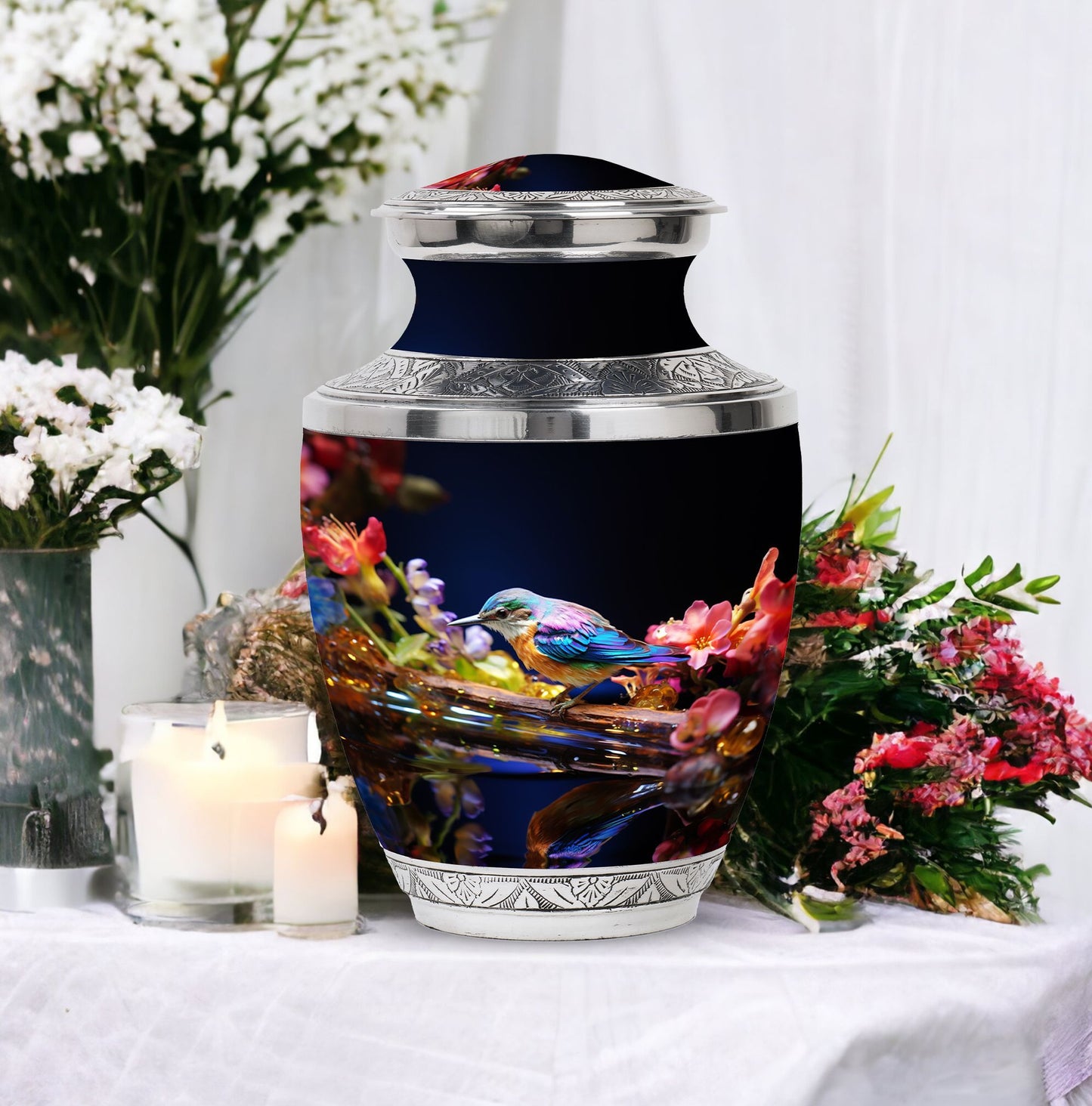 Classic Sparrow Urn, Aluminium Cremation Urn.