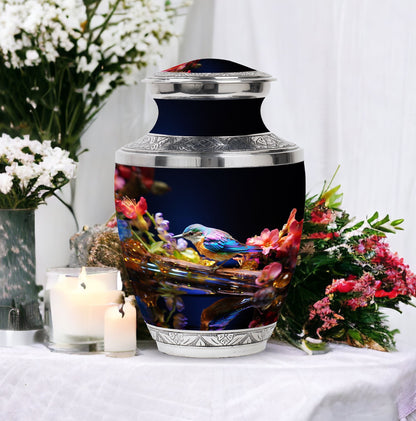 Classic Sparrow Urn, Aluminium Cremation Urn.