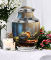 Classic 3-inch Puffy Sparrow Memorial Urn for ashes