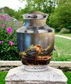Classic 3-inch Puffy Sparrow Memorial Urn for ashes