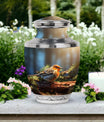 Classic 3-inch Puffy Sparrow Memorial Urn for ashes