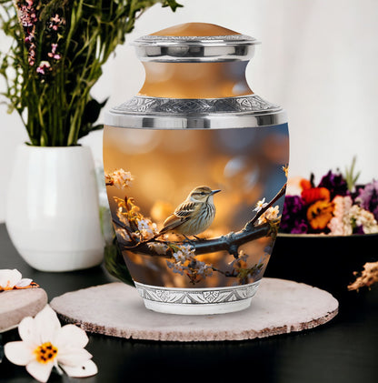 Large 3 Inch Sparrow Urn for Ashes.