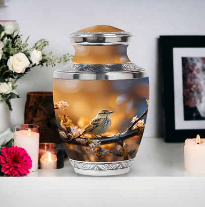 Large 3 Inch Sparrow Urn for Ashes.