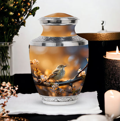 Large 3 Inch Sparrow Urn for Ashes.