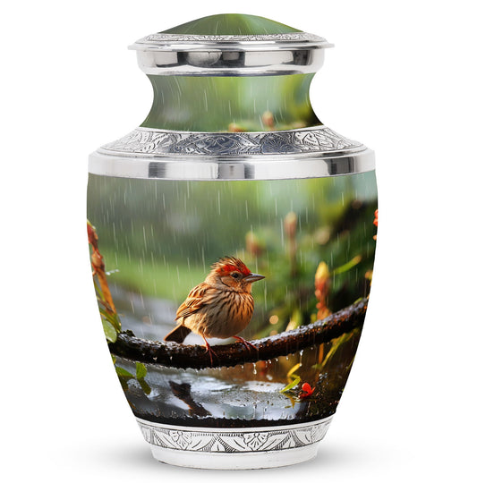 Classic Sparrow Cremation Urn, custom urn for human ashes