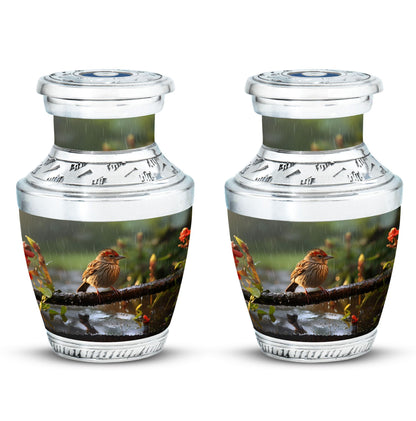 Classic Sparrow Cremation Urn, custom urn for human ashes