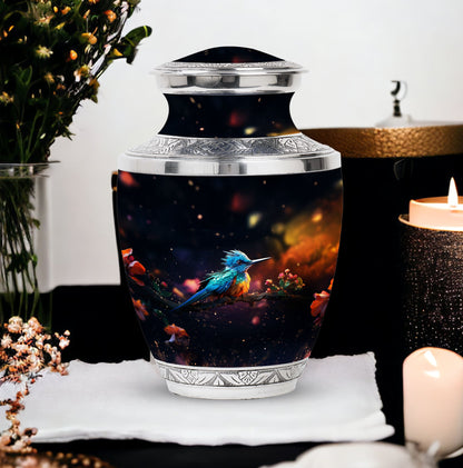 Classic Sparrow Memorial Urn, 3 inches large.