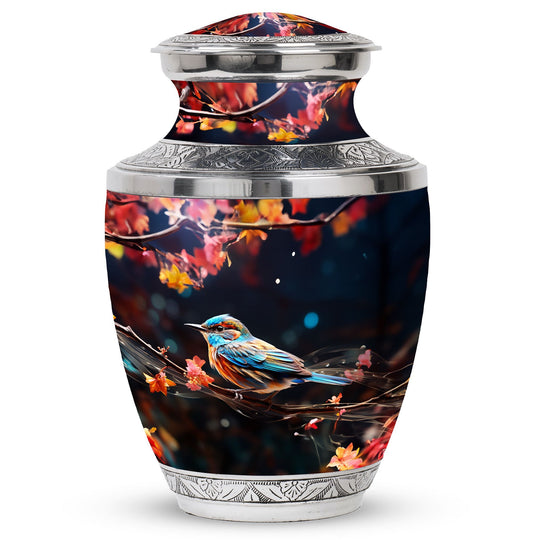Classic engraved 3-inch Sparrow Urn for ashes