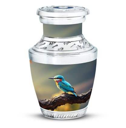 Classic Green Sparrow Memorial Urn.