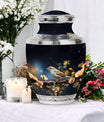 Sparrow Funeral Urn, Classic 3-Inch Aluminium Cremation Urn.