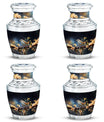 Sparrow Funeral Urn, Classic 3-Inch Aluminium Cremation Urn.