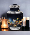 Sparrow Funeral Urn, Classic 3-Inch Aluminium Cremation Urn.