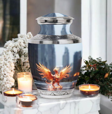 Large Urn with 4 Small Urn