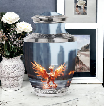 Large Urn with 2 Mini Urn