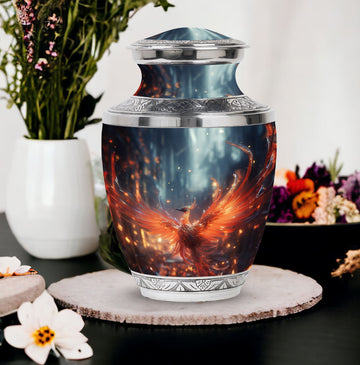 Large Urn with 4 Small Urn