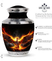 3 Inch Phoenix Bird Memorial Urn in Classic design