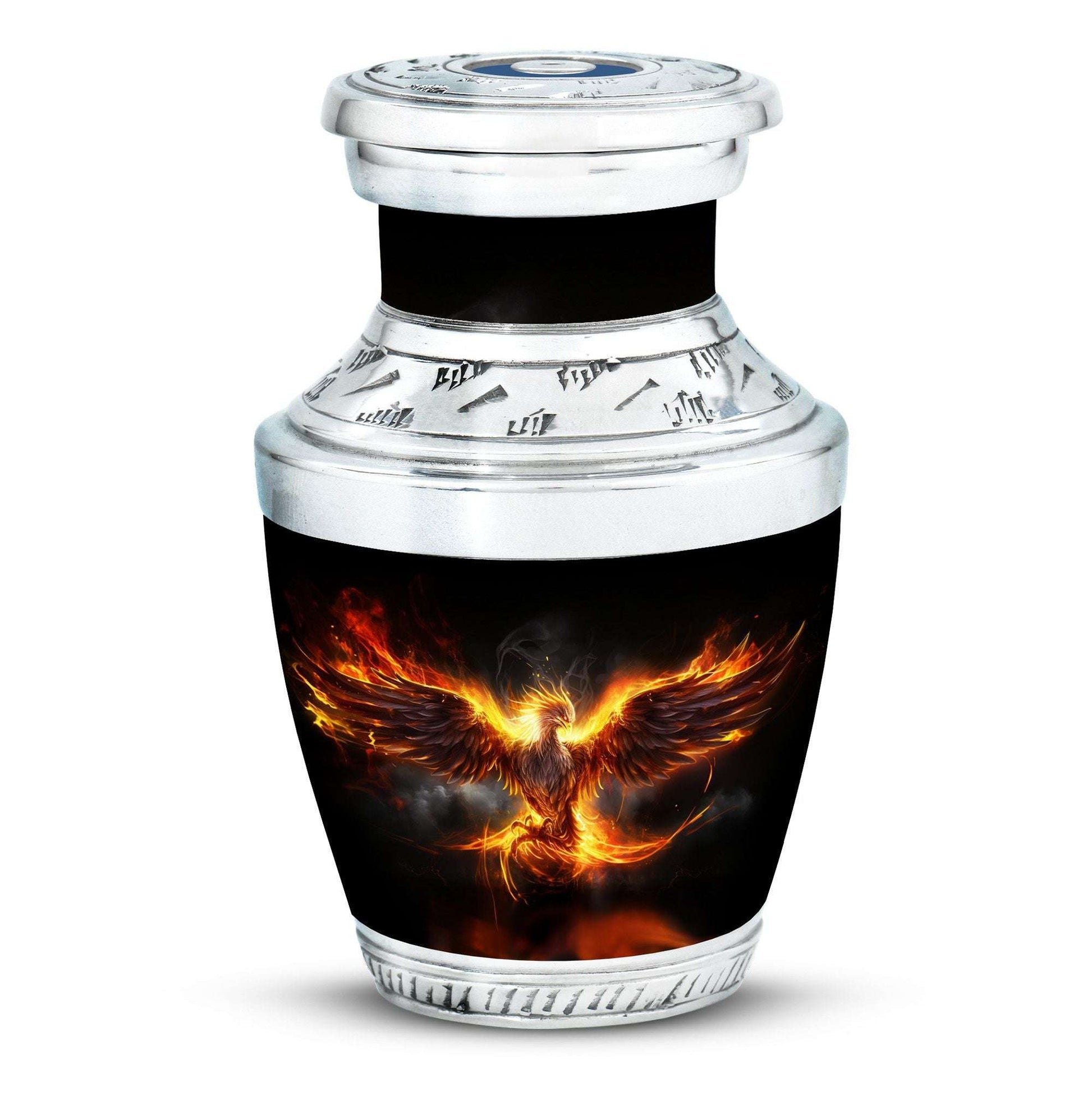 3 Inch Phoenix Bird Memorial Urn in Classic design