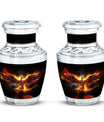 3 Inch Phoenix Bird Memorial Urn in Classic design