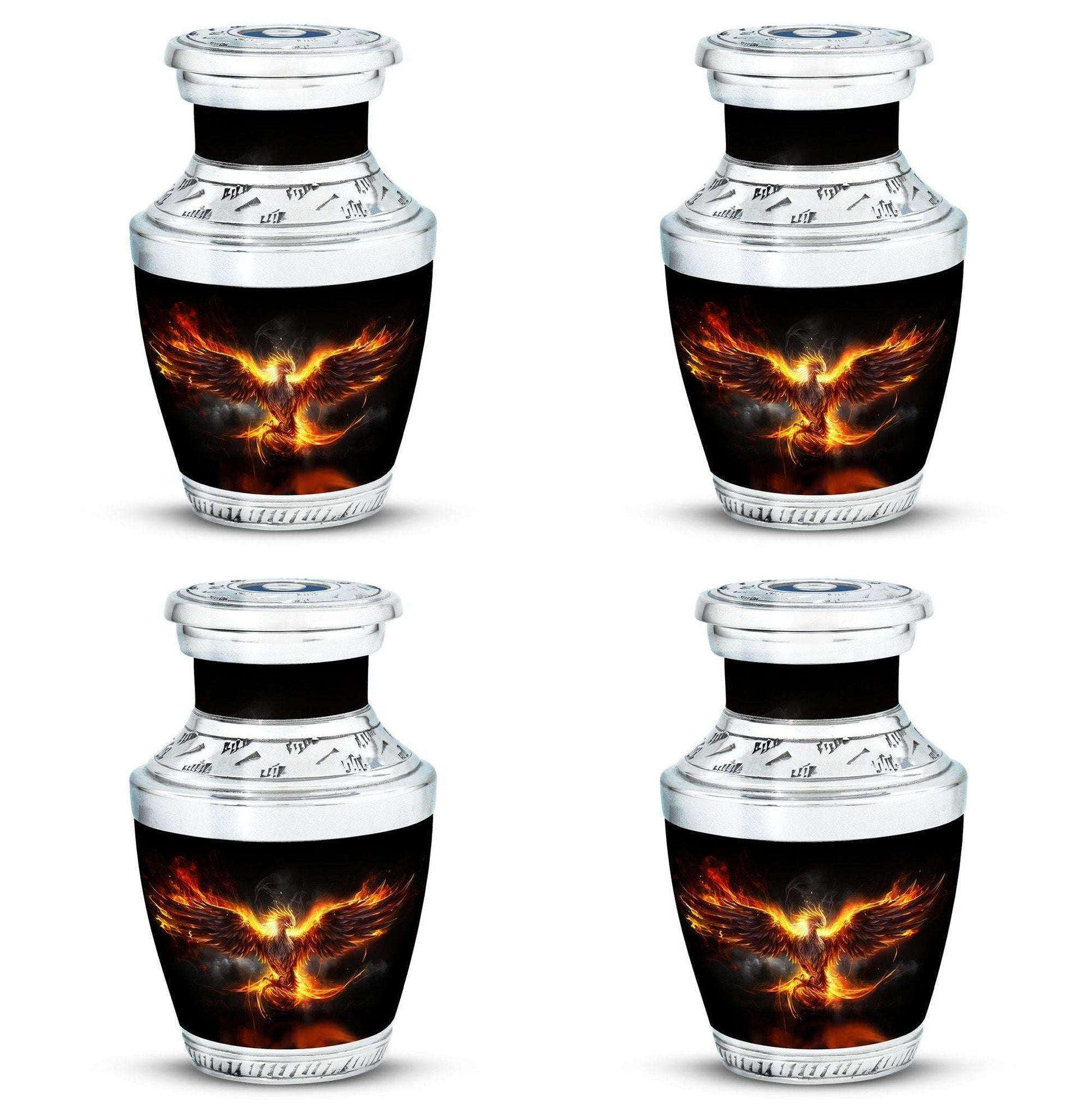 3 Inch Phoenix Bird Memorial Urn in Classic design