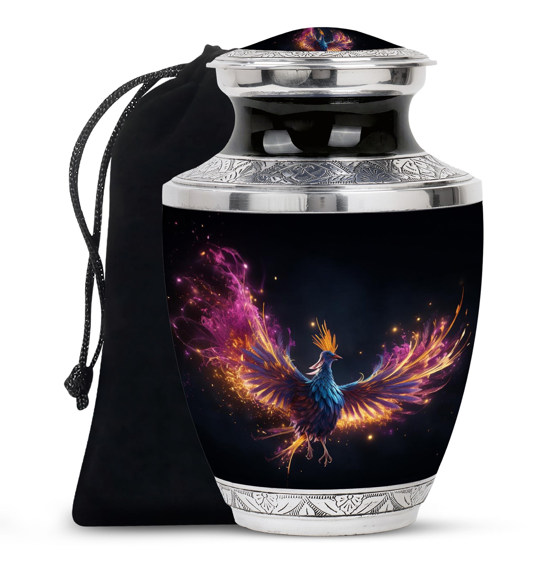 Unique Phoenix Urns for Men - Adult Cremation Ashes Urns for Dad