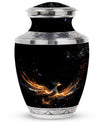 Large Shining Phoenix Urn for Human Ashes.