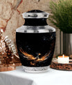 Large Shining Phoenix Urn for Human Ashes.