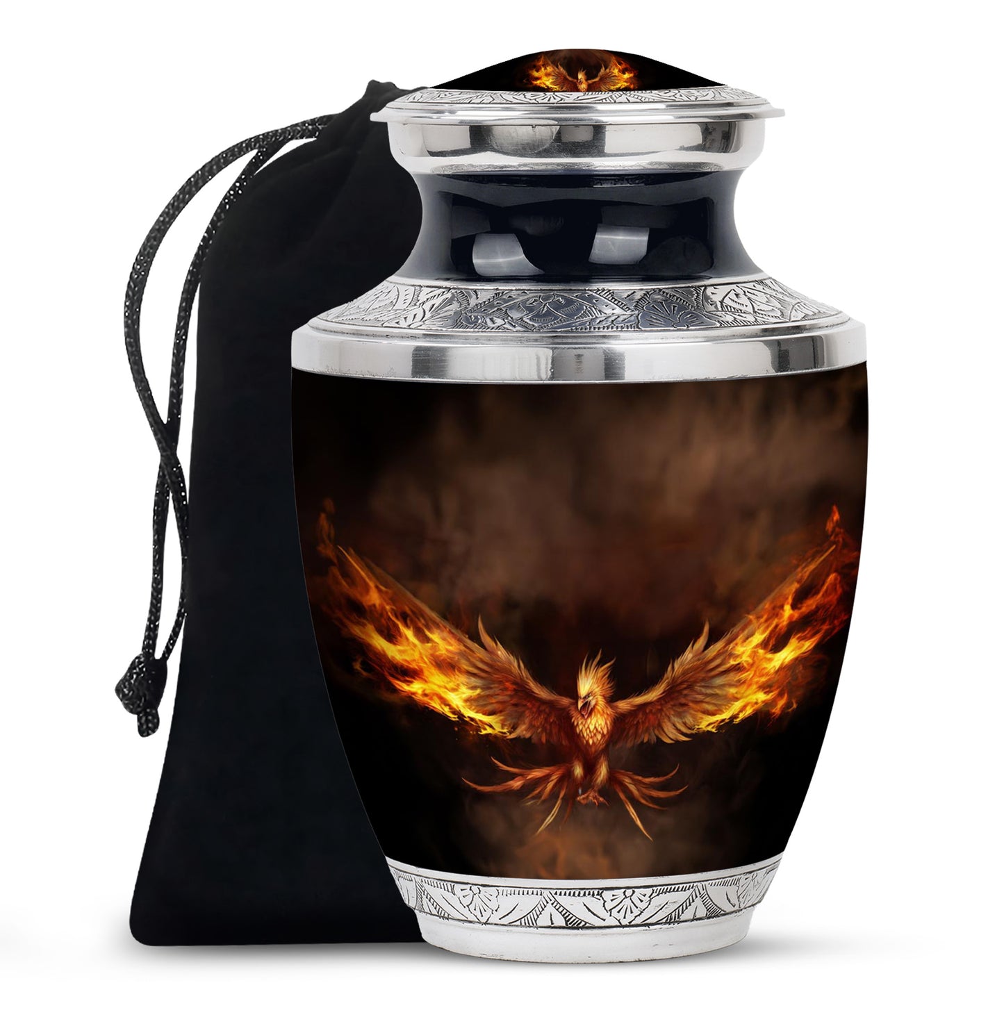 Phoenix Urn for Human Ashes - Elegant Cremation Urn for Man & Woman