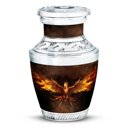 3-inch Classic Angry Phoenix Urn for Ashes