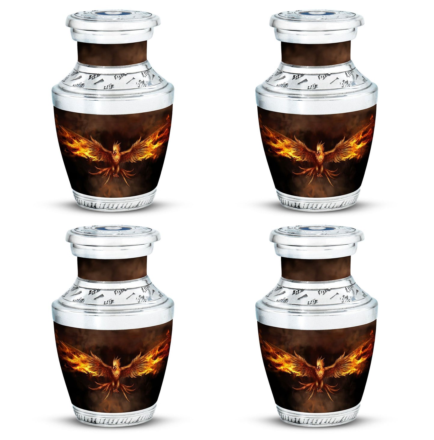 3-inch Classic Angry Phoenix Urn for Ashes