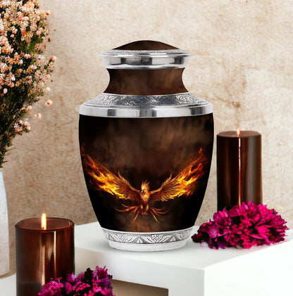 3-inch Classic Angry Phoenix Urn for Ashes