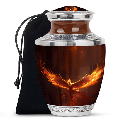 Elegant Funeral Phoenix Urn - Adult Male Burial Urns for Ashes
