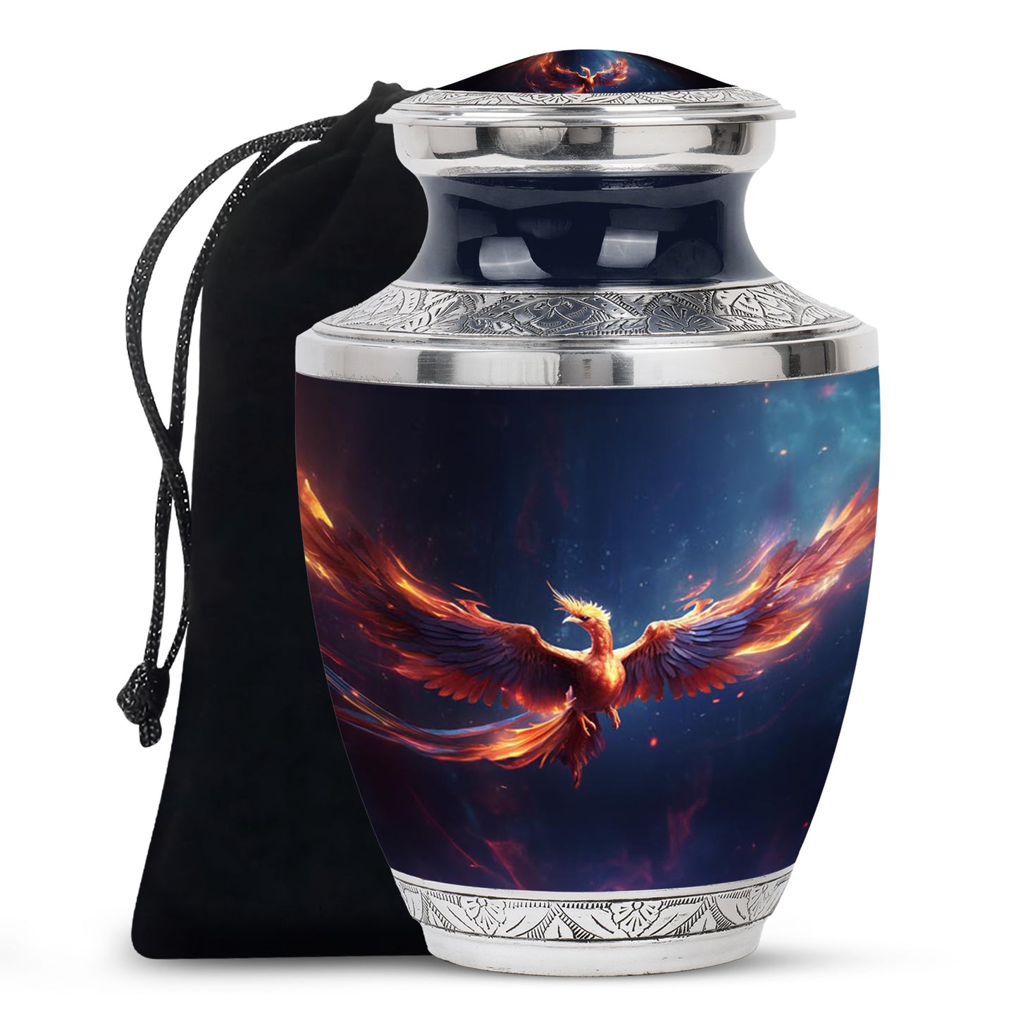 Beautiful Phoenix Urn for Human Ashes - Urns for Men & Women