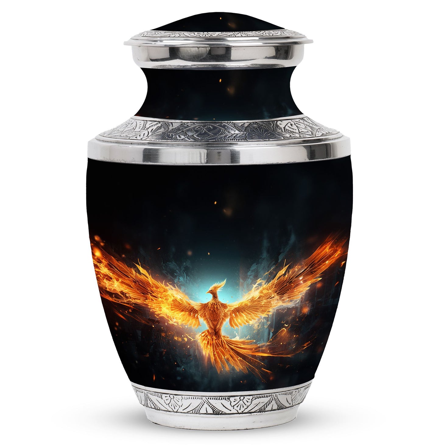 Large Classic Yellow Phoenix Cremation