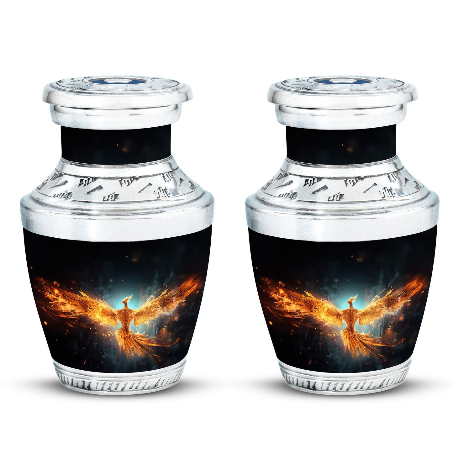 Large Classic Yellow Phoenix Cremation
