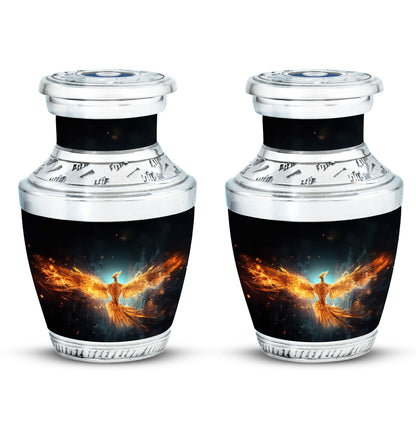 Large Classic Yellow Phoenix Cremation