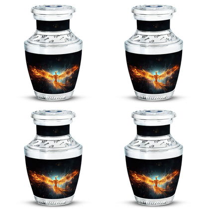 Large Classic Yellow Phoenix Cremation
