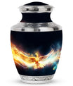 Yellow Phoenix Unique Urn for Human Ashes.