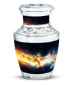 Yellow Phoenix Unique Urn for Human Ashes.