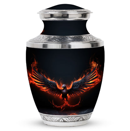 Classic 3 inch Black Phoenix Memorial Urn