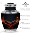 Classic 3 inch Black Phoenix Memorial Urn