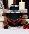 Classic 3 inch Black Phoenix Memorial Urn