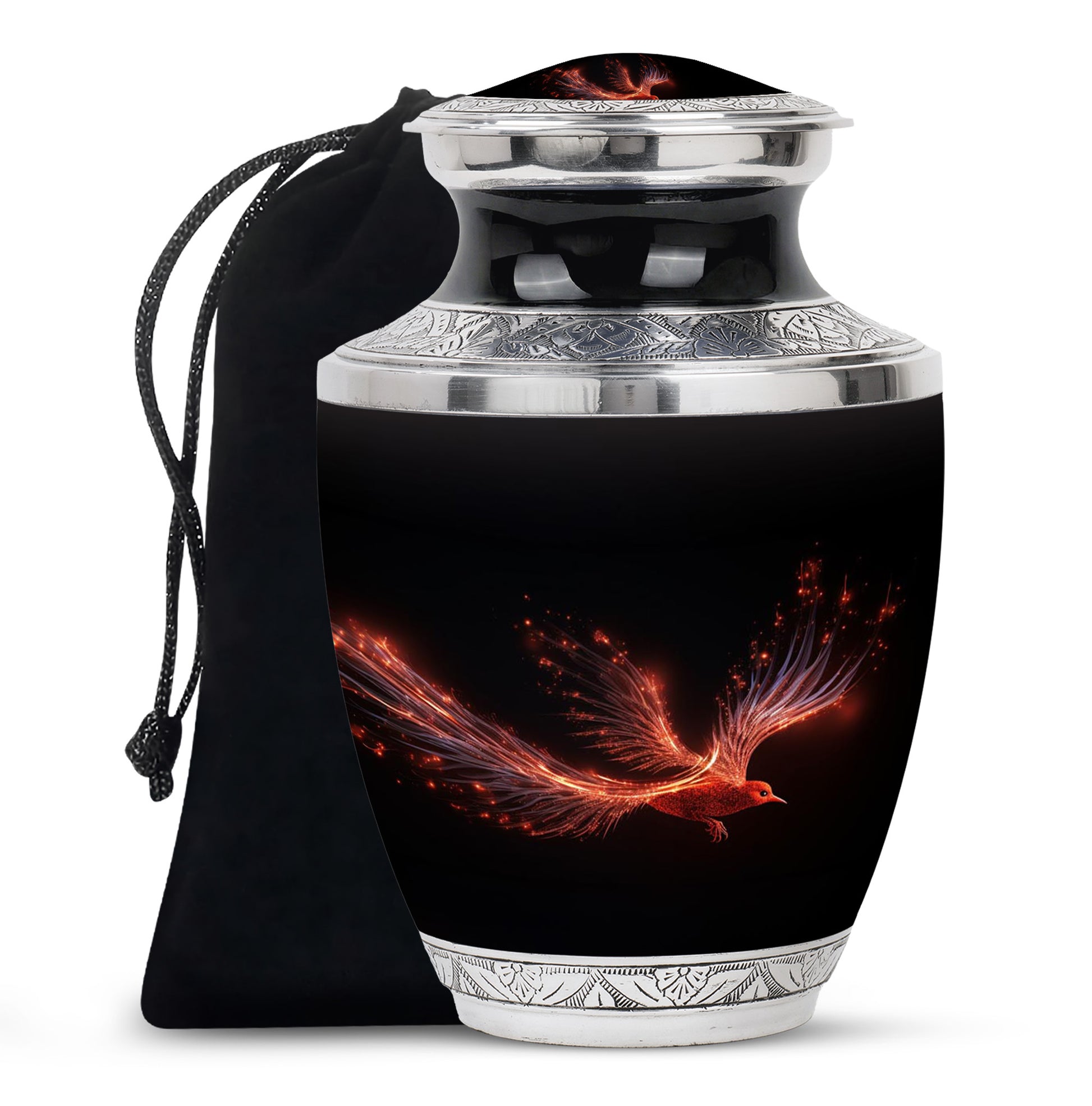 Unique Phoenix Memorial Urn for Men - Urns For Human Ashes
