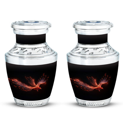Red Sparrow Classic Urn , Large cremation container.