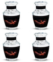 Red Sparrow Classic Urn , Large cremation container.