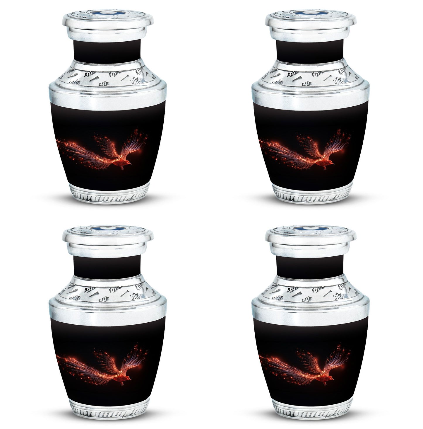 Red Sparrow Classic Urn , Large cremation container.