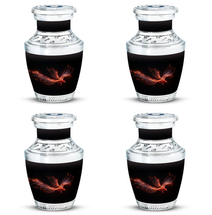 Red Sparrow Classic Urn , Large cremation container.