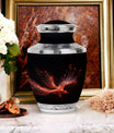 Red Sparrow Classic Urn , Large cremation container.