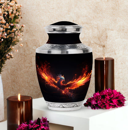 Blue Phoenix Classic Urn for ashes.